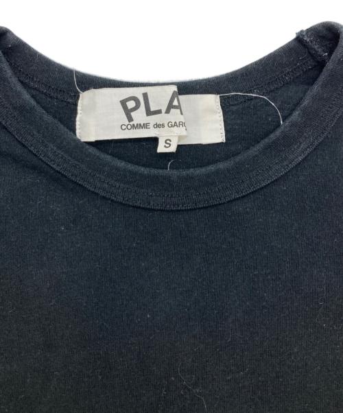 PLAY COMME des GARCONS（プレイコムデギャルソン）PLAY COMME des GARCONS (プレイ コムデギャルソン) ハートロゴTシャツ ブラック サイズ:Sの古着・服飾アイテム