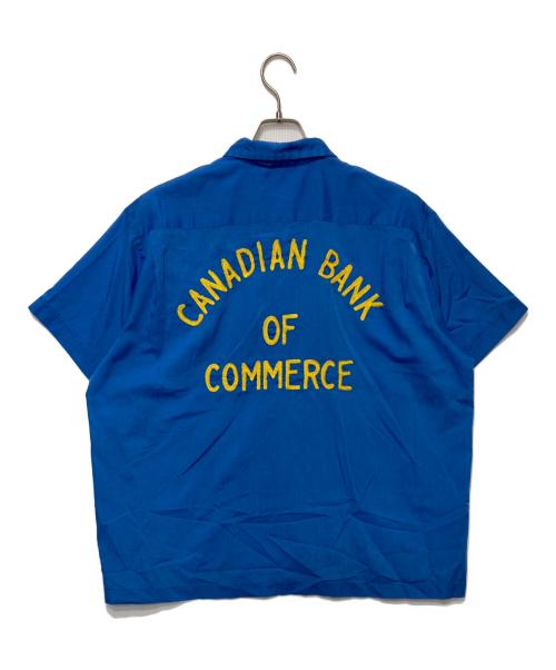 OLYMPIAN（オリンピアン）OLYMPIAN (オリンピアン) オールドボーリングシャツ ブルー サイズ:-の古着・服飾アイテム