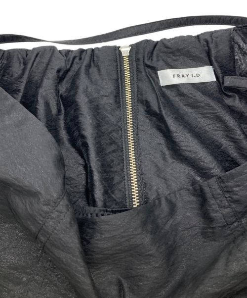 FRAY ID（フレイ アイディー）FRAY ID (フレイ アイディー) シアーストレートスカート ブラック サイズ:1の古着・服飾アイテム