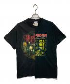 EDITION TOKYO×77circaエディショントウキョウ×ナナナナサーカ）の古着「再構築バンドtシャツ」｜ブラック