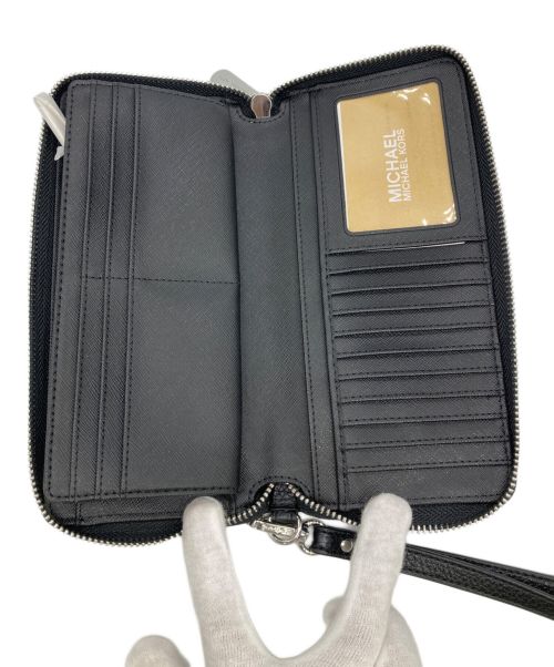 MICHAEL KORS（マイケル・コース）MICHAEL KORS (マイケルコース) ロングウォレット ブラックの古着・服飾アイテム