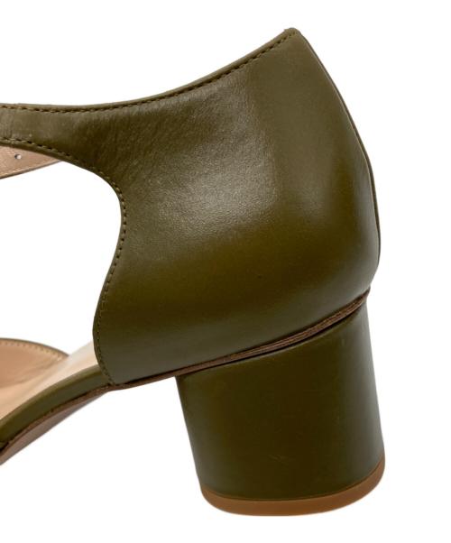 Comptoir des Cotonniers（コントワー・デ・コトニエ）Comptoir des Cotonniers (コントワー・デ・コトニエ) Tストラップサンダル オリーブ サイズ:38の古着・服飾アイテム