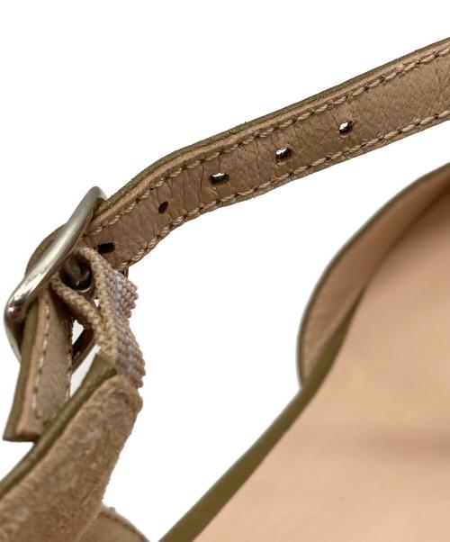 Comptoir des Cotonniers（コントワー・デ・コトニエ）Comptoir des Cotonniers (コントワー・デ・コトニエ) Tストラップサンダル オリーブ サイズ:38の古着・服飾アイテム