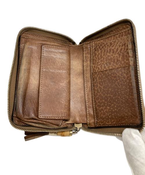 GUCCI（グッチ）GUCCI (グッチ) BAMBOO AROUND WALLET ブラウンの古着・服飾アイテム