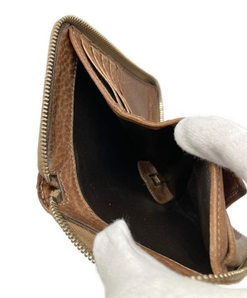 GUCCI（グッチ）GUCCI (グッチ) BAMBOO AROUND WALLET ブラウンの古着・服飾アイテム