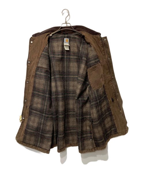 CarHartt（カーハート）CarHartt (カーハート) 裏ブランケットダックジャケット ブラウン サイズ:2XLの古着・服飾アイテム