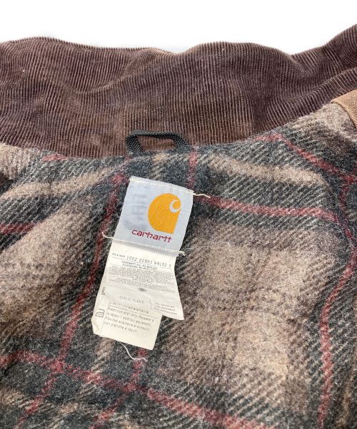 CarHartt（カーハート）CarHartt (カーハート) 裏ブランケットダックジャケット ブラウン サイズ:2XLの古着・服飾アイテム