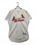 RUSSELL ATHLETICラッセルアスレチック）の古着「カージナルスオールドゲームシャツ」｜ホワイト×レッド