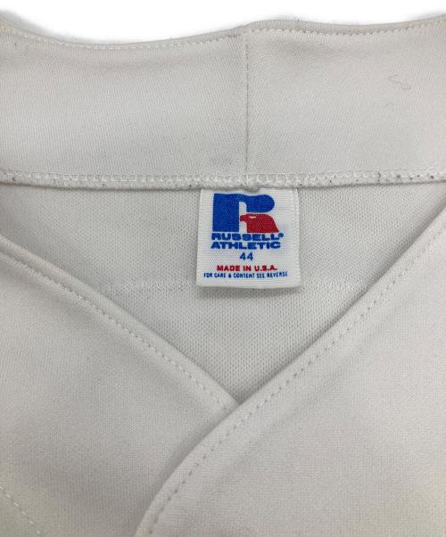 RUSSELL ATHLETIC（ラッセルアスレチック）RUSSELL ATHLETIC (ラッセルアスレチック) カージナルスオールドゲームシャツ ホワイト×レッド サイズ:44の古着・服飾アイテム