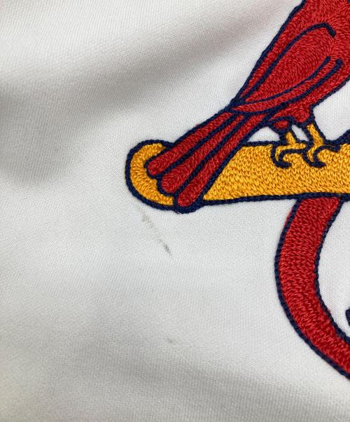 RUSSELL ATHLETIC（ラッセルアスレチック）RUSSELL ATHLETIC (ラッセルアスレチック) カージナルスオールドゲームシャツ ホワイト×レッド サイズ:44の古着・服飾アイテム