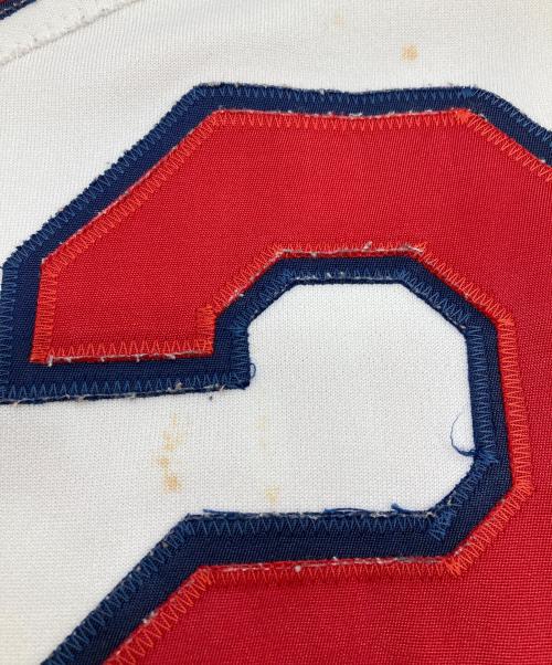 RUSSELL ATHLETIC（ラッセルアスレチック）RUSSELL ATHLETIC (ラッセルアスレチック) カージナルスオールドゲームシャツ ホワイト×レッド サイズ:44の古着・服飾アイテム