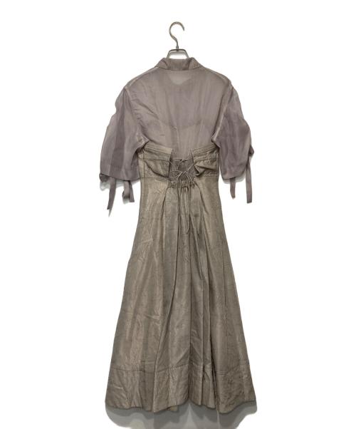 Snidel（スナイデル）Snidel (スナイデル) ジャガードペアドッキングワンピース グレー サイズ:1 未使用品の古着・服飾アイテム