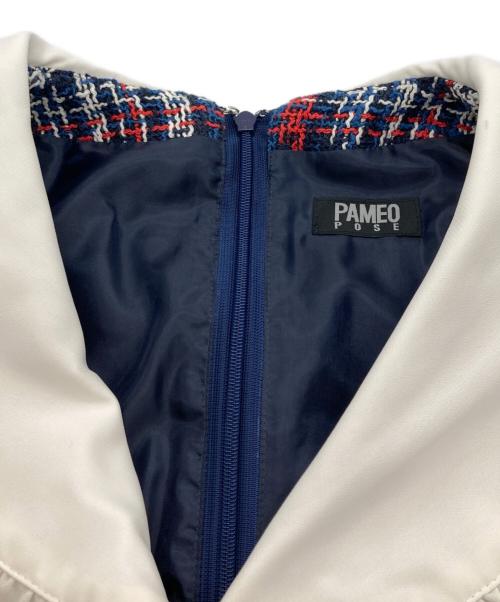 PAMEO POSE（パメオポーズ）PAMEO POSE (パメオポーズ) Betty Dress Mix ネイビー サイズ:Ｍの古着・服飾アイテム