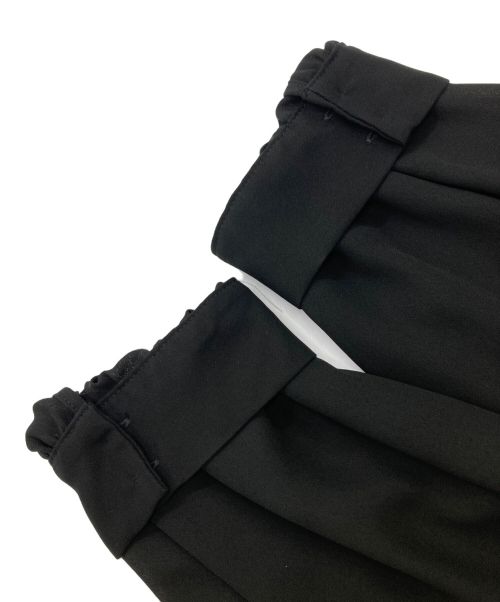 callarus（カラス）callarus (カラス) ブラウスワンピース ブラック サイズ:Lの古着・服飾アイテム