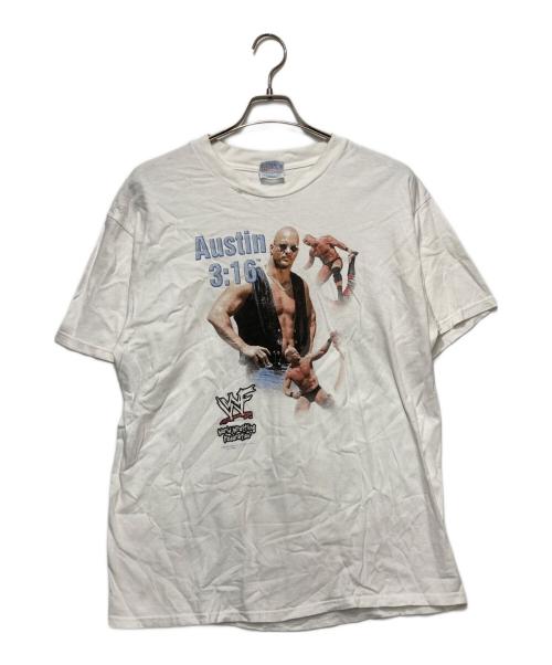 Hanes（ヘインズ）Hanes (ヘインズ) プリントTシャツ ホワイト サイズ:Lの古着・服飾アイテム