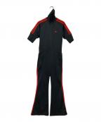 adidasアディダス）の古着「ジャージオールインワン」｜ブラック