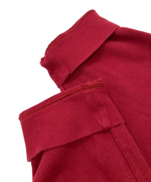 POLO RALPH LAUREN（ポロ・ラルフローレン）POLO RALPH LAUREN (ポロ・ラルフローレン) ハーフジップスウェット レッド サイズ:XXLの古着・服飾アイテム