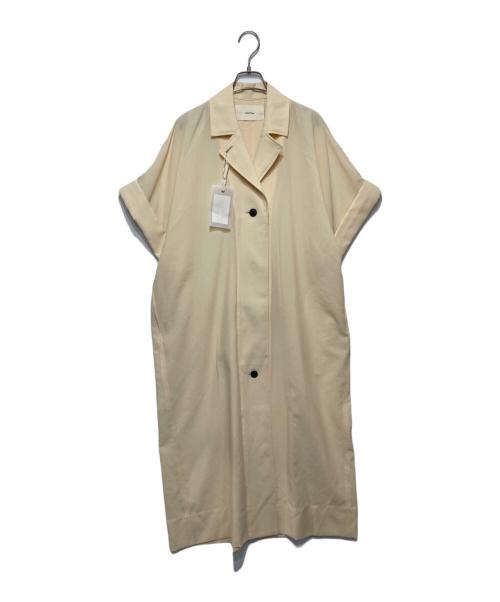 TODAYFUL（トゥデイフル）TODAYFUL (トゥデイフル) Halfsleeve Cocoon Coat クリーム サイズ:36 未使用品の古着・服飾アイテム