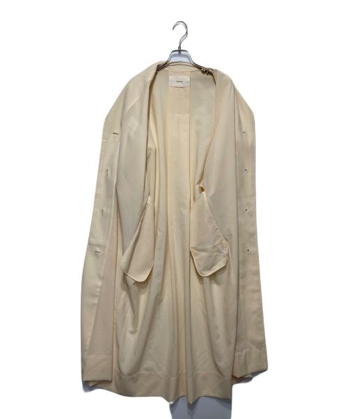 TODAYFUL（トゥデイフル）TODAYFUL (トゥデイフル) Halfsleeve Cocoon Coat クリーム サイズ:36 未使用品の古着・服飾アイテム