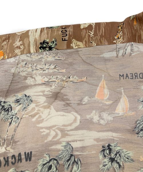 WACKO MARIA（ワコマリア）WACKO MARIA (ワコマリア) ハワイアンシャツ ブラウン サイズ:XLの古着・服飾アイテム