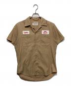 WACKO MARIAワコマリア）の古着「ワッペンワークシャツ」｜ベージュ