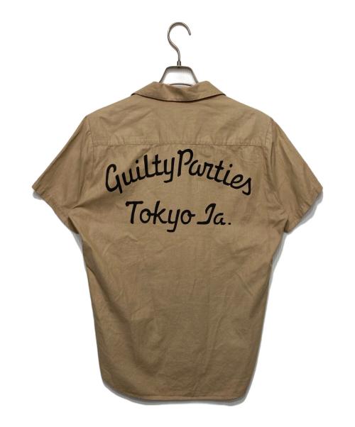 WACKO MARIA（ワコマリア）WACKO MARIA (ワコマリア) ワッペンワークシャツ ベージュ サイズ:Ｍの古着・服飾アイテム