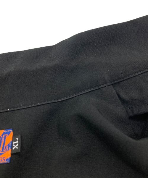 BUDSPOOL（バッズプール）BUDSPOOL (バッズプール) クラシックロゴオープンカラーシャツ ブラック サイズ:XLの古着・服飾アイテム