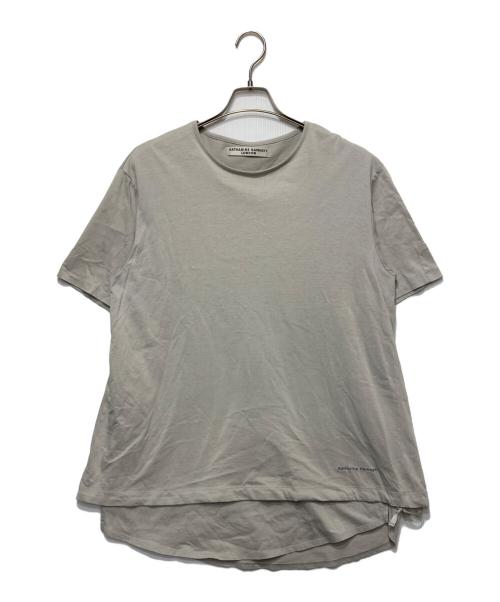 KATHARINE HAMNETT（キャサリンハムネット）KATHARINE HAMNETT (キャサリンハムネット) レイヤードデザインTシャツ ベージュ サイズ:Ｍの古着・服飾アイテム