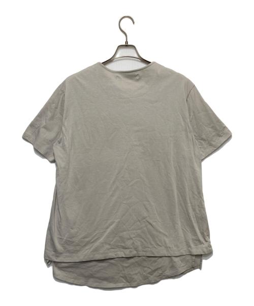 KATHARINE HAMNETT（キャサリンハムネット）KATHARINE HAMNETT (キャサリンハムネット) レイヤードデザインTシャツ ベージュ サイズ:Ｍの古着・服飾アイテム