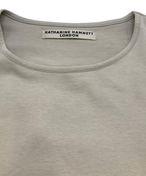 KATHARINE HAMNETT（キャサリンハムネット）KATHARINE HAMNETT (キャサリンハムネット) レイヤードデザインTシャツ ベージュ サイズ:Ｍの古着・服飾アイテム