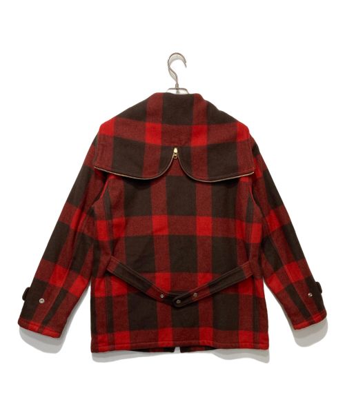 South2 West8（サウスツー ウエストエイト）South2 West8 (サウスツー ウエストエイト) チェックメルトンジャケット レッド サイズ:Ｍの古着・服飾アイテム