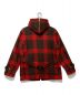 South2 West8 (サウスツー ウエストエイト) チェックメルトンジャケット レッド サイズ:Ｍ：5000円