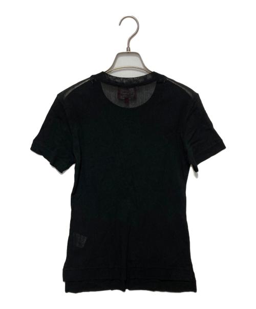 Vivienne Westwood RED LABEL（ヴィヴィアンウエストウッドレッドレーベル）Vivienne Westwood RED LABEL (ヴィヴィアンウエストウッドレッドレーベル) オーブロゴプリントニットTシャツ ブラック サイズ:00の古着・服飾アイテム