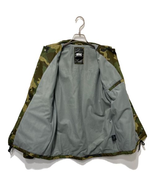 FTC（エフティーシー）FTC (エフティーシー) 迷彩柄ロゴコーチジャケット グリーン サイズ:Lの古着・服飾アイテム