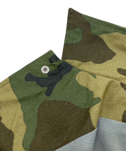 FTC（エフティーシー）FTC (エフティーシー) 迷彩柄ロゴコーチジャケット グリーン サイズ:Lの古着・服飾アイテム