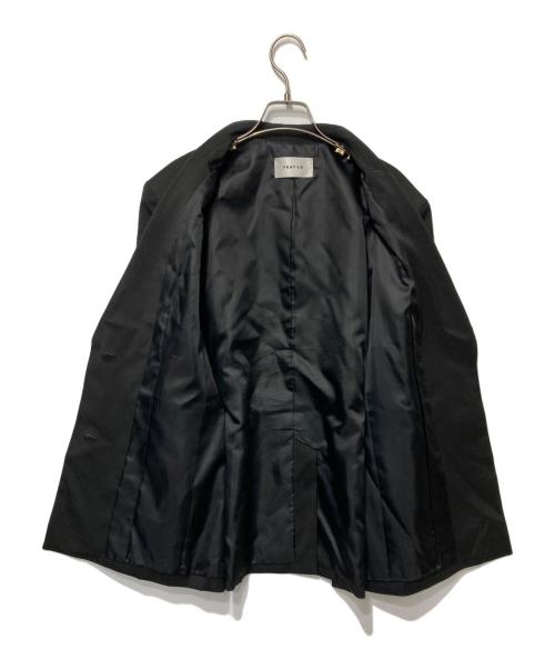 FRAY ID（フレイ アイディー）FRAY ID (フレイ アイディー) ピークドラペルビッグジャケット ブラック サイズ:1の古着・服飾アイテム