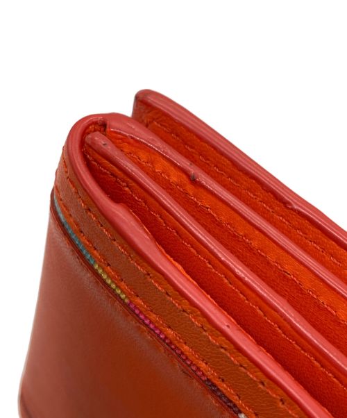 PAUL SMITH（ポールスミス）PAUL SMITH (ポールスミス) スワールインセットウォレット オレンジ サイズ:-の古着・服飾アイテム
