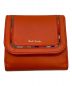 PAUL SMITH（ポールスミス）の古着「スワールインセットウォレット」｜オレンジ