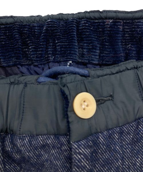 sacai（サカイ）sacai (サカイ) コットンウールリブパンツ ネイビー サイズ:1の古着・服飾アイテム
