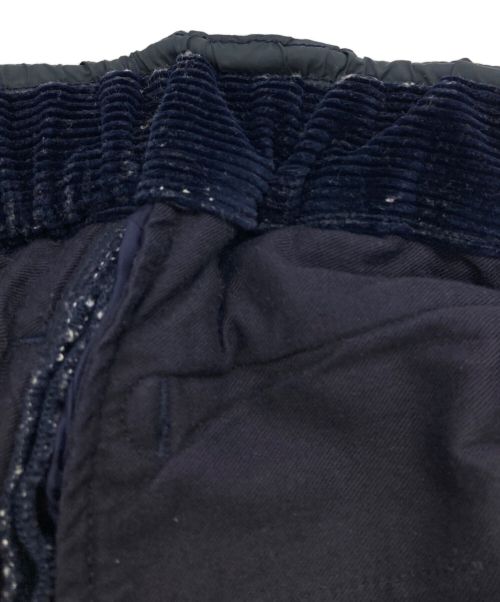 sacai（サカイ）sacai (サカイ) コットンウールリブパンツ ネイビー サイズ:1の古着・服飾アイテム