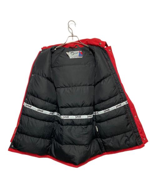 Schott（ショット）Schott (ショット) グースダウンジャケット レッド サイズ:Ｍの古着・服飾アイテム