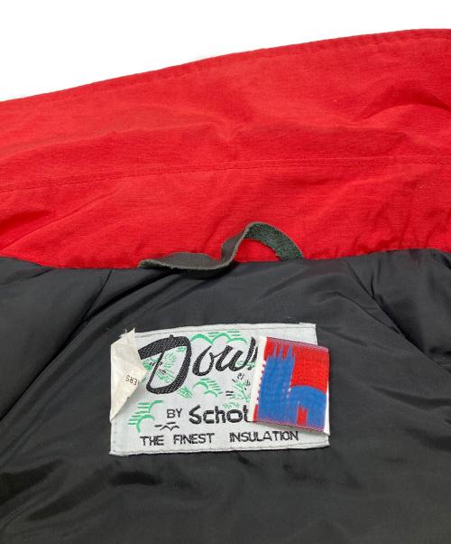 Schott（ショット）Schott (ショット) グースダウンジャケット レッド サイズ:Ｍの古着・服飾アイテム