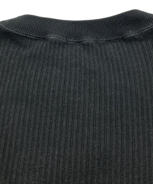 CLANE（クラネ）CLANE (クラネ) ビッグサーマルトップ ブラック サイズ:Fの古着・服飾アイテム