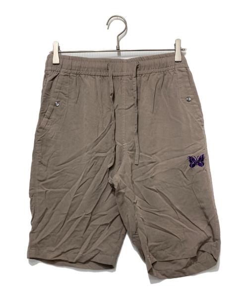 Needles（ニードルズ）Needles (ニードルズ) パピヨン刺繍ハーフパンツ ブラウン サイズ:Mの古着・服飾アイテム
