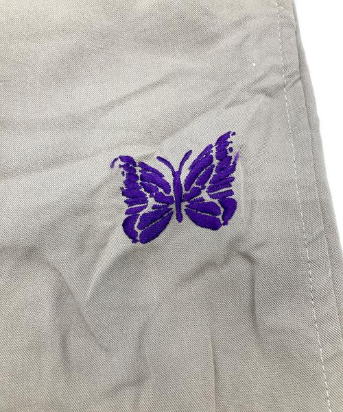 Needles（ニードルズ）Needles (ニードルズ) パピヨン刺繍ハーフパンツ ブラウン サイズ:Mの古着・服飾アイテム