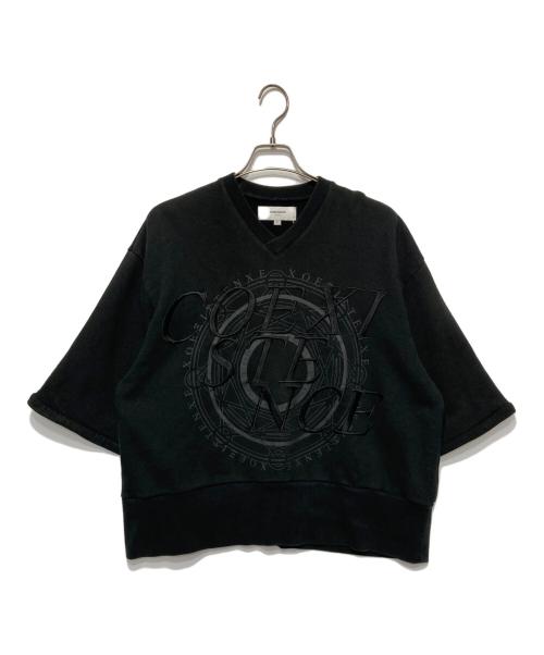 PARADOX（パラドックス）PARADOX (パラドックス) 半袖スウェット ブラック サイズ:Fの古着・服飾アイテム