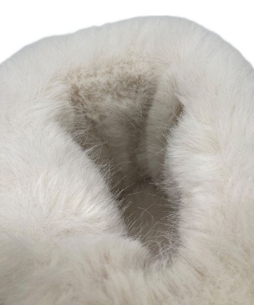 HER LIP TO（ハーリップトゥ）HER LIP TO (ハーリップトゥ) シアリングトリムドスウェードコート ホワイト サイズ:Sの古着・服飾アイテム