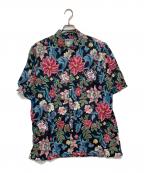 reyn spoonerレイン スプナー）の古着「総柄シャツ」｜ブラック