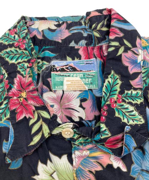 reyn spooner（レイン スプナー）reyn spooner (レイン スプナー) 総柄シャツ ブラック サイズ:Lの古着・服飾アイテム