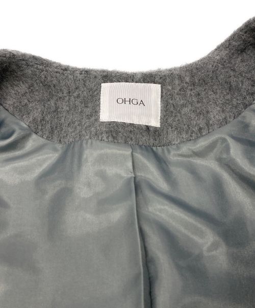 OHGA（オオガ）OHGA (オオガ) シャギーコーディガン グレー サイズ:Fの古着・服飾アイテム